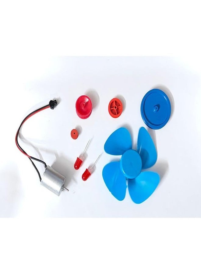 ESPtronics مجموعة ألعاب ESPtronics STEM STEM DIY Wind Mill Pulley Physics Denamo Motor Generator Science Experiment Project Work Model Toys For School Kids - Image 3